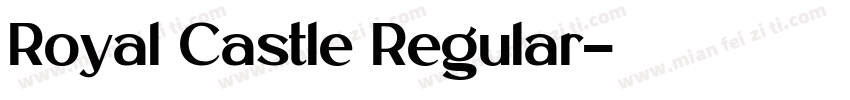Royal Castle Regular字体转换